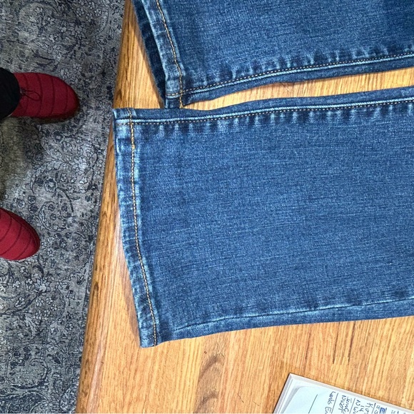 Lands End Denim Skinny Leg Jean Sz 14 Tall - Picture 7 of 11